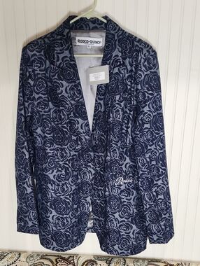 Rodeo Quincy Navy Floral Blazer